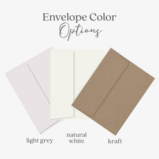 Sympathy Card, Grief Card, Condolence, Loss Card: Natural White Envelopes / Clear Protective Sleeves