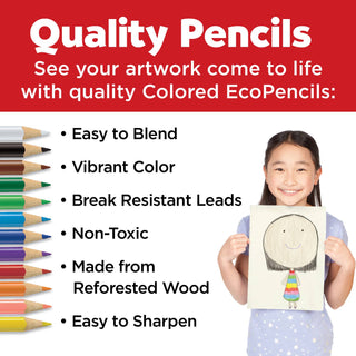 World Colors - 27 Color Pencils with Skin Tones - EcoPencils