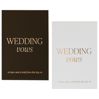 Wedding Vows Booklet Set - Wedding Gifts & Cards