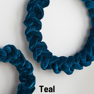 Woven Velvet Wreath, Entry Way, Christmas 2025, Hanukkah: Small Red