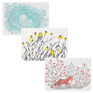 Assorted Mini Spring Animals Enclosure Card Set
