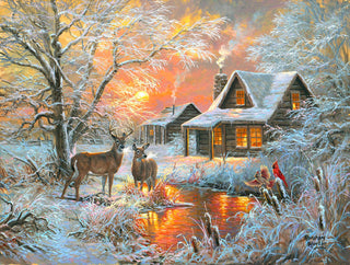 5084 Frosty Glow 500 pc Puzzle