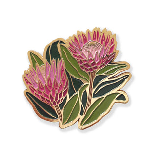 King Protea Gold Drink Coasters | Mother's Day Gift