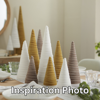 Trees Velvet Medium, Christmas 2025 Tabletop, Gift for: Red