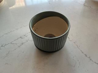 4.5” green Ceramic Pot
