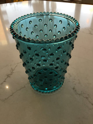 Hobnail Vase  Cucumber