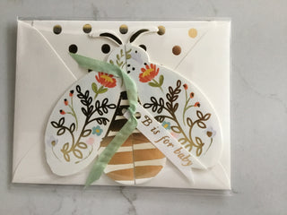 Bee is for Baby card The First Snow