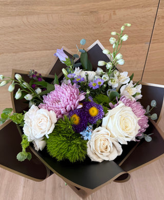 Cool Color Palette Bouquet - Wrap, Standard Pictured