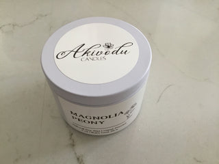 Magnolia Peony flower candle Akivodu