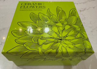 Chive Ceramic Flower Pearl Ranunculus