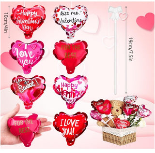Valentine 4" self inflatable balloon