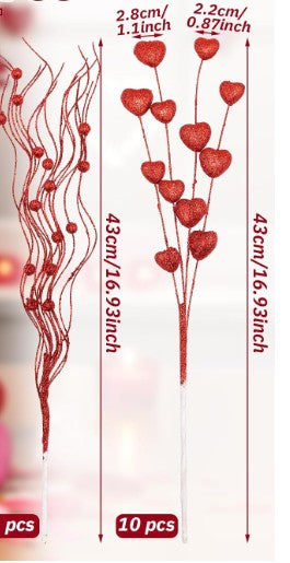 Valentine Glitter Pick