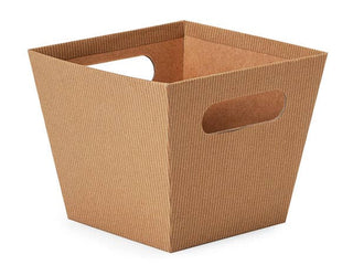 Beveled Tall Market Tray Containers: Black Tall / 6 Pack / Large