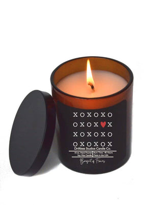 XOXO Heart Valentine's Soy Wax Candle - Valentines Gifts: Be My Valentine