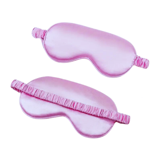 Silky Sleep Eye Mask - Premium Satin - Women's Accessories: Light Purple