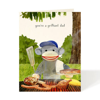 Grilliant Dad - Father's Day Card