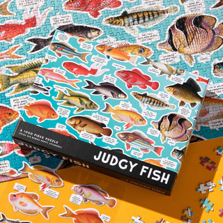 Judgy Fish 1000 Piece Puzzle Brass Monkey