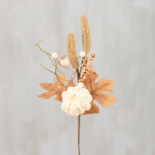 Fall Pumpkin Floral Pick