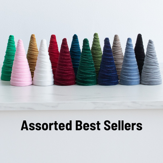 Cones Velvet Small, Elegant Bookshelf Tree Decor, Mantel: Silver