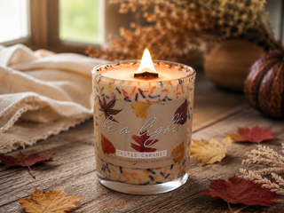 Salted Caramel Sprinkle Fall Scented Soy Candle