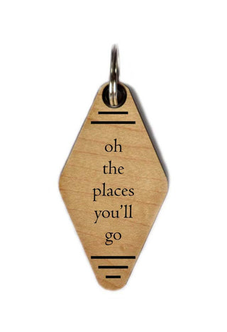 Keychains - Oh The Places Fun Graduation Gift Key Chain