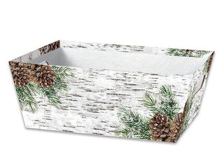 Wide Base Print Market Trays: Black & White / 1 Pack / Large 7.25x9.25"