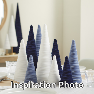 Trees Velvet Medium, Christmas 2025 Tabletop, Gift for: Emerald