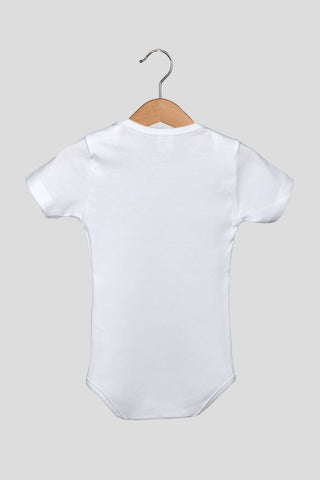 Cotton Short Sleeve Plain Bodysuit B01/0