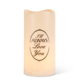 3" x 6" Memo LED Candle, Timer, 3 Asst