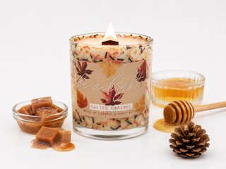 Salted Caramel Sprinkle Fall Scented Soy Candle