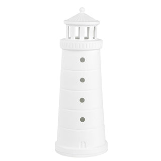 Beyond The Sea Lighthouse Tealight Holder: Lighthouse Medium - 7.1"
