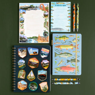 National Parks Scenic Landmarks 6x8 Lined Notepad