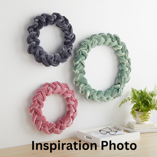 Woven Velvet Wreath, Entry Way, Christmas 2025, Hanukkah: Large Red