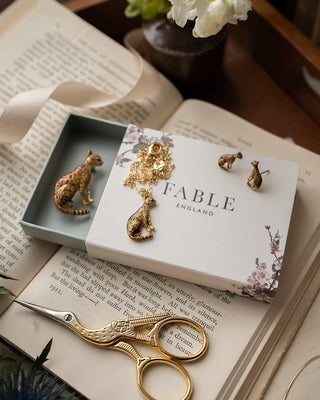 FABLE Enamel Bengal Cat Charm