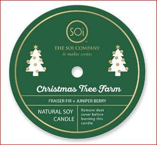 Christmas Tree Farm Holiday Confetti Icon 12oz Candle