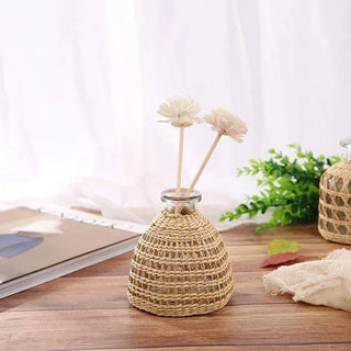 Rattan Vases