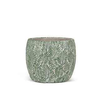Green Leaf Planter: Medium (7"D)