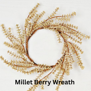 LIMITED BUY - Artificial floral pieces - 9 Choices: Frosted Mistle Toe