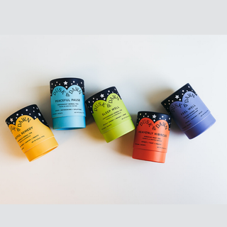 Sleep Well Herbal Tea Tube - 5 Tea Bags Green Eco Gift Idea
