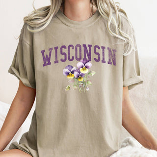 Wisconsin State Flower T-shirt: Ivory / Small