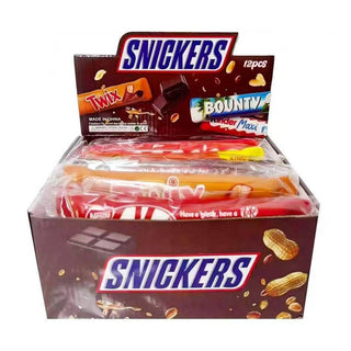 12PCS - Assorted Candy Bar Squeeze Squishy Stress Relief Toy