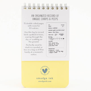 A Pocket Log for Birders