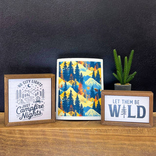 Summer Hiking Trip Swedish Dishcloths- Fathers Day