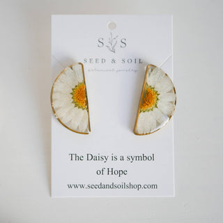 Small Teardrop Pendant: Silver / 18" Satellite Chain / Forgetmenot