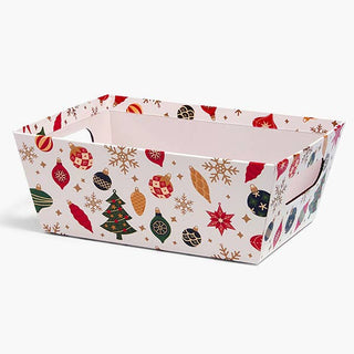 Wide Base Print Market Trays: Black & White / 1 Pack / Large 7.25x9.25"