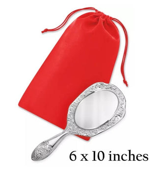 Red Velvet Bag, 6x10 inches - Perfect add-on item