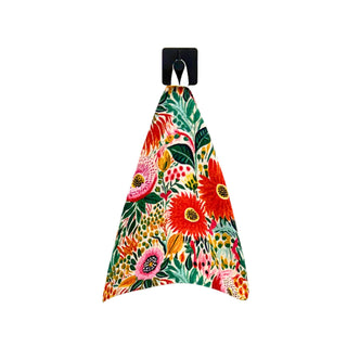 Summer Tropical Flowers Waffle Washcloths - Home Decor