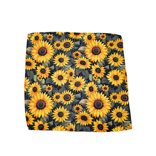 Fall Sunflowers Waffle Washcloths - Fall Decor