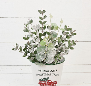 LIMITED BUY - Artificial floral pieces - 9 Choices: Frosted Mistle Toe