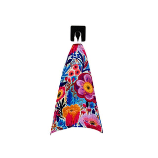 Summer Blooming Flowers Waffle Washcloths - Home Decor